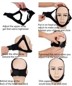 Zeer Comfortabele Anti-Snurk Kinband, Snurkband, Hoofdband Die Goed Blijft Zitten, Geeft Nachtrust, Uniseks, Stopt Snurken Snurk Band -Zelfzorg Winkel 1005x1200 2