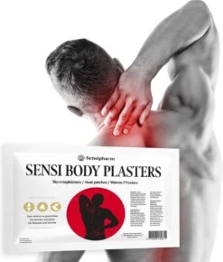 Sensipharm Sensi Body Plasters 5 Warmtepleisters Bij Stijve Spieren In Rug, Nek, Schouders. Tijgerbalsem - Warmte Pleister Bij Spierpijn, Rugpijn, Hernia