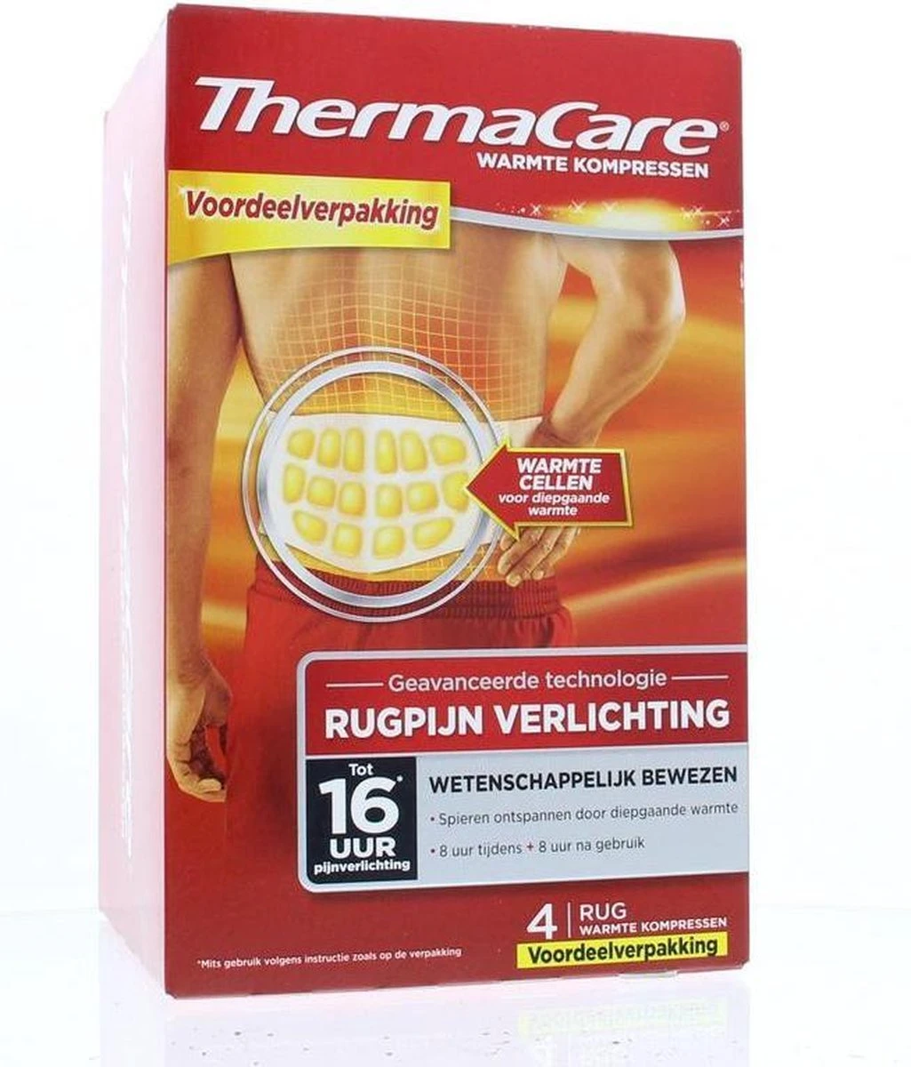 Thermacare - Rugpijn Verlichting Warmte Kompres - Voordeelverpakking 12 Thermacare - Rugpijn Verlichting Warmte Kompres - Voordeelverpakking - Afbeelding 10