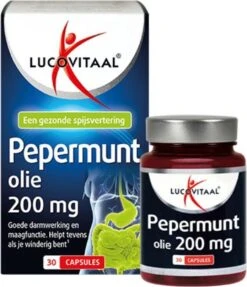 Lucovitaal Pepermuntolie 200 Mg - 30 Capsules -Zelfzorg Winkel 1034x1200