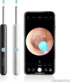 BeBird® Oorreiniger Oorsmeer Verwijderaar - Zwart - Met Camera, Lamp En App Op Smartphone - Veilig, Comfortabel, Makkelijk En Zuiver