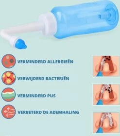 Neusdouche - Neusspoeler - Nasal Wash - Neus Douche - Neusreiniger - Neuspomp - Neti Pot - Voor Hooikoorts En Verstopte Neus 8 Neusdouche - Neusspoeler - Nasal Wash - Neus Douche - Neusreiniger - Neuspomp - Neti Pot - Voor Hooikoorts En Verstopte Neus -Zelfzorg Winkel 1060x1200
