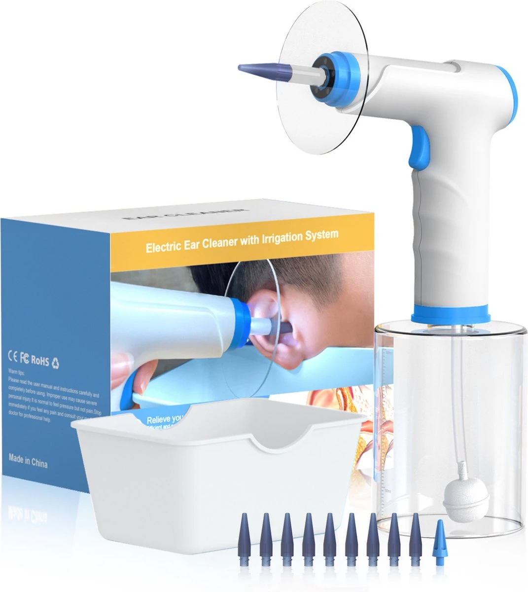 PlusCare - Oorspuit - Oorsmeer Verwijderaar - Oorreiniger - Oor Uitspuiten - Oor Irrigatie Systeem - Professionele Oorreiniger 3 PlusCare - Oorspuit - Oorsmeer Verwijderaar - Oorreiniger - Oor Uitspuiten - Oor Irrigatie Systeem - Professionele Oorreiniger