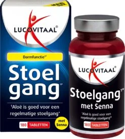 Lucovitaal Stoelgang Met Senna Darmfloramiddel Voedingssupplementen - 180 Tabletten -Zelfzorg Winkel 1082x1200
