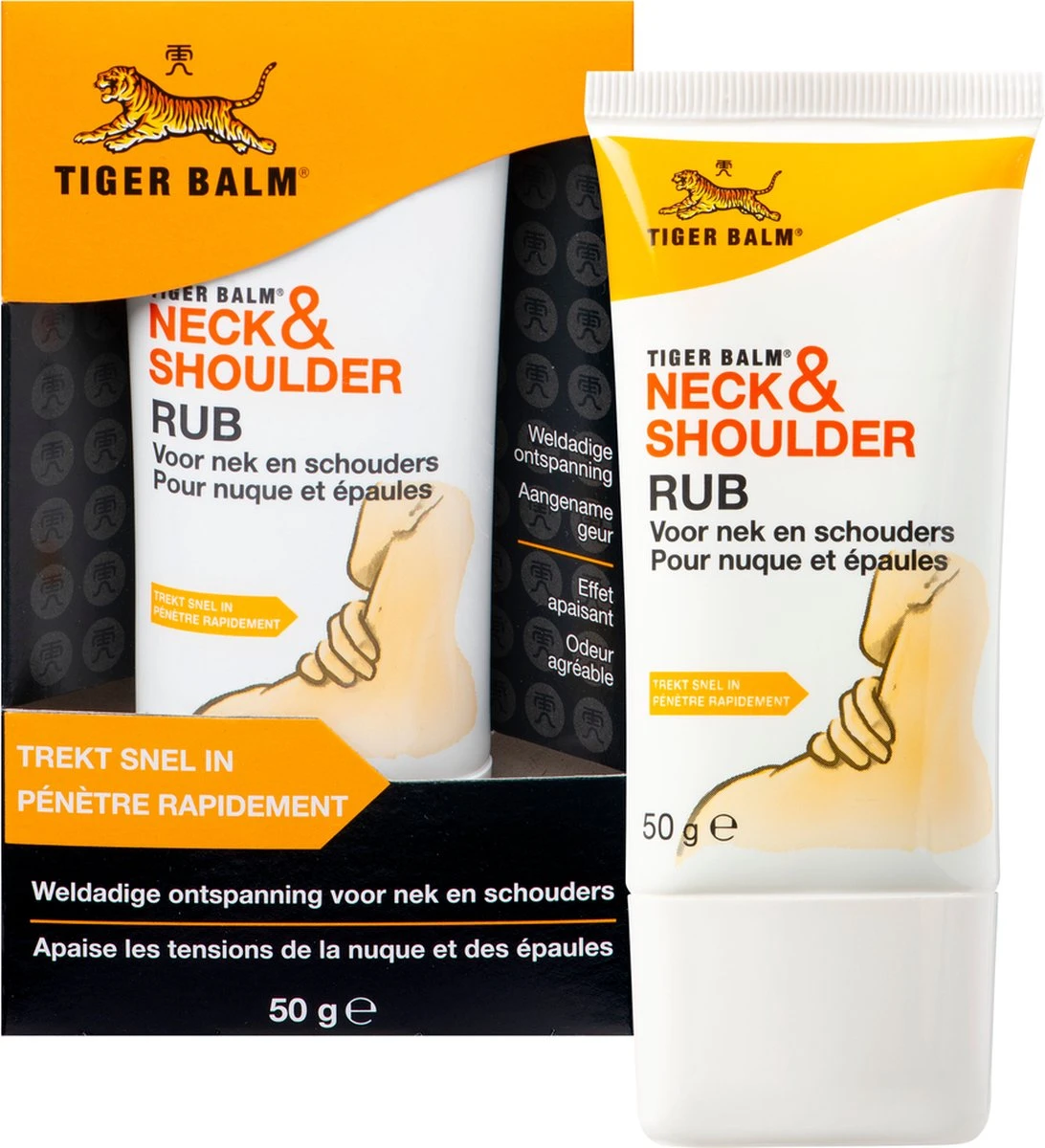 Tiger Balm Neck&Shoulder Rub - Spierbalsem Nek En Schouders - 50 Gram 9 Tiger Balm Neck&Shoulder Rub - Spierbalsem Nek En Schouders - 50 Gram - Afbeelding 7