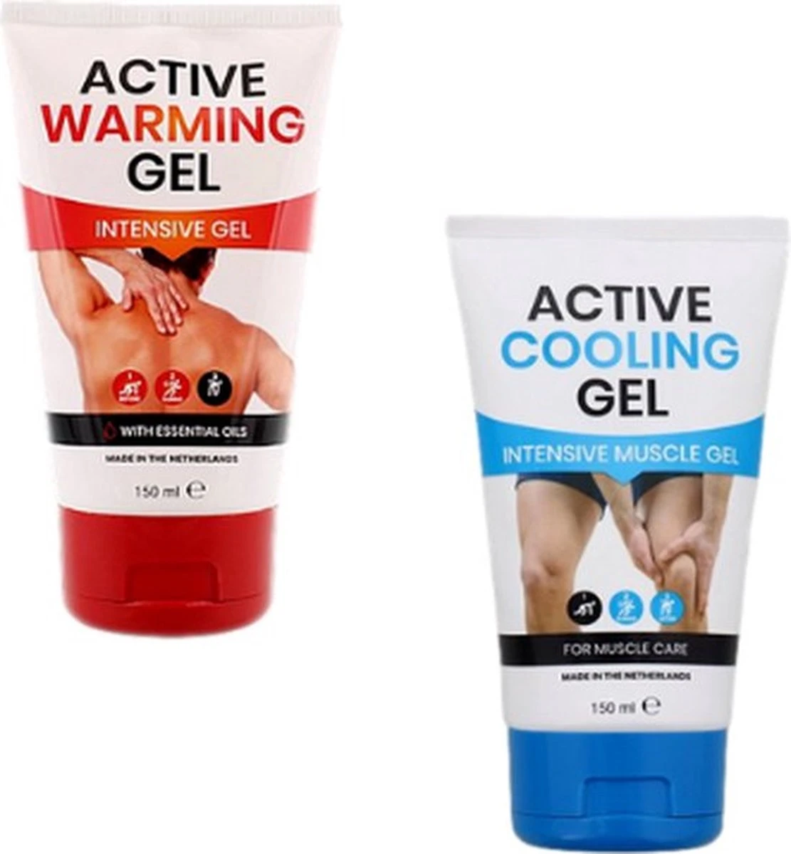 Active Cooling Gel Spiergel - Intensive Muscle Gel Spierbalsem - Verkoelende Gel Voor Spieren - Menthol - 150ML 4 Active Cooling Gel Spiergel - Intensive Muscle Gel Spierbalsem - Verkoelende Gel Voor Spieren - Menthol - 150ML - Afbeelding 2