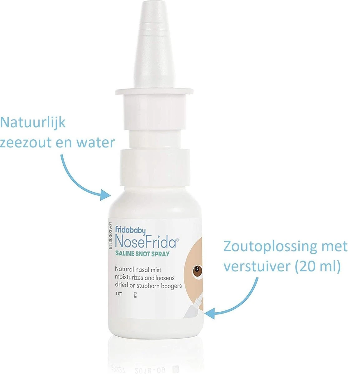 Frida Baby - NoseFrida Baby Neusspray, Lost Vastzittend Snot Op. Veilig Te Gebruiken. 3 Frida Baby - NoseFrida Baby Neusspray, Lost Vastzittend Snot Op. Veilig Te Gebruiken.