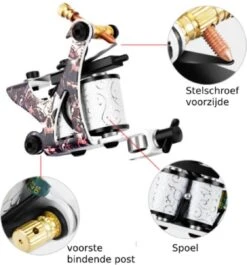 Thuys Tattoo Machine - Set - 20 Naalden - Kit - Prof - Hoge Kwaliteit -Zelfzorg Winkel 1118x1200 2