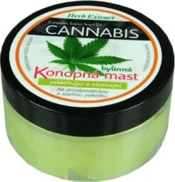 Herb Extract® Kruidenzalf Met Cannabis - 100ml - (helpt Bij Huidaandoeningen Zoals, Psoriasis, Eczeem,
