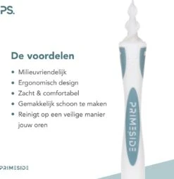 PrimeSide Oorsmeer Verwijderaar - Incl. Opbergdoosje & E-book - Milieuvriendelijk – Spiraalvormig - Oorreiniger - Q Grips - Ear Cleaner -Zelfzorg Winkel 1165x1200 1