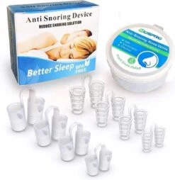 Merkloos Anti Snurk - Neusspreiders - Beter Slapen - Transpirante Neusspreiders- Anti Snurkmiddel - Slaap Apneu - 8 Maten