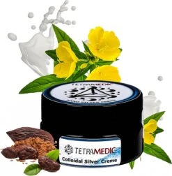 Colloïdaal Zilver Creme / Nano Zilver Creme - Tetra Silver Creme (50ml)