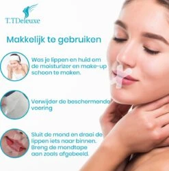 T.TDeluxe® Anti Snurk Pleisters – Mouthtape – Anti Snurk Producten – Mondpleister Tegen Snurken – Anti Snurk Strips, Mondtape, Slaaptape 10 T.TDeluxe® Anti Snurk Pleisters – Mouthtape – Anti Snurk Producten – Mondpleister Tegen Snurken – Anti Snurk Strips, Mondtape, Slaaptape -Zelfzorg Winkel 1181x1200