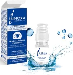 Innoxa Vochtinbrengende Oogdruppels – Droge & Geïrriteerde Ogen – 10ML - Geschikt Voor Lenzen