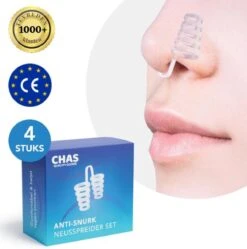 Anti Snurk – Anti Snore - Comfortabel - Onzichtbaar - Snurken - Stoppen Met Snurken - Neus Spreider - Nose Clips - Set Van 4 Stuks - GRATIS Opbergdoos