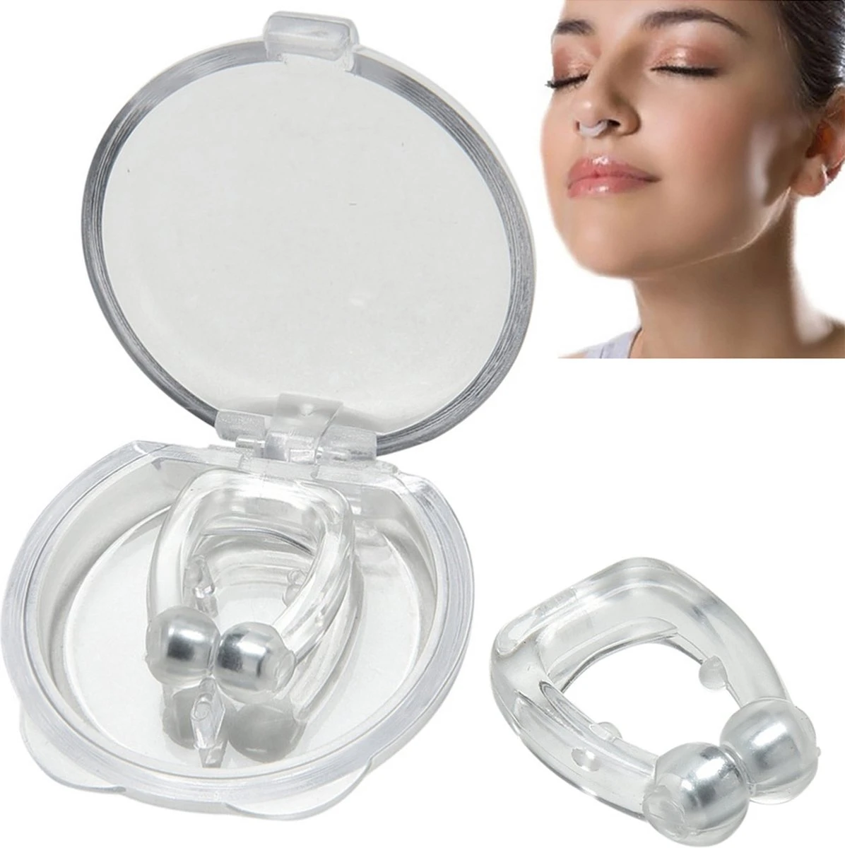 2 Stuks Neussppreiders - Anti Snurk Clip - Neus Klem - Snurkclip - Werkt Tegen Snurken - Voor Een Betere Nachtrust 3 2 Stuks Neussppreiders - Anti Snurk Clip - Neus Klem - Snurkclip - Werkt Tegen Snurken - Voor Een Betere Nachtrust