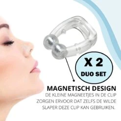 Supertarget MrStopsnurk - Anti Snurk Clip 2 Stuks - Neusspreider - DUO Verpakking - Betere Nachtrust