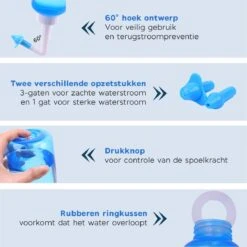 Novabeau Neusdouche Met 15 Extra Zoutzakjes En Neusspray - Neusspoeler Van 300 Ml Voor Hooikoorts En Verstopte Neus – Neusreiniger Voor Volwassenen En Kinderen – Neuspomp – Neti Pot 11 Novabeau Neusdouche Met 15 Extra Zoutzakjes En Neusspray - Neusspoeler Van 300 Ml Voor Hooikoorts En Verstopte Neus – Neusreiniger Voor Volwassenen En Kinderen – Neuspomp – Neti Pot -Zelfzorg Winkel 1199x1200 3