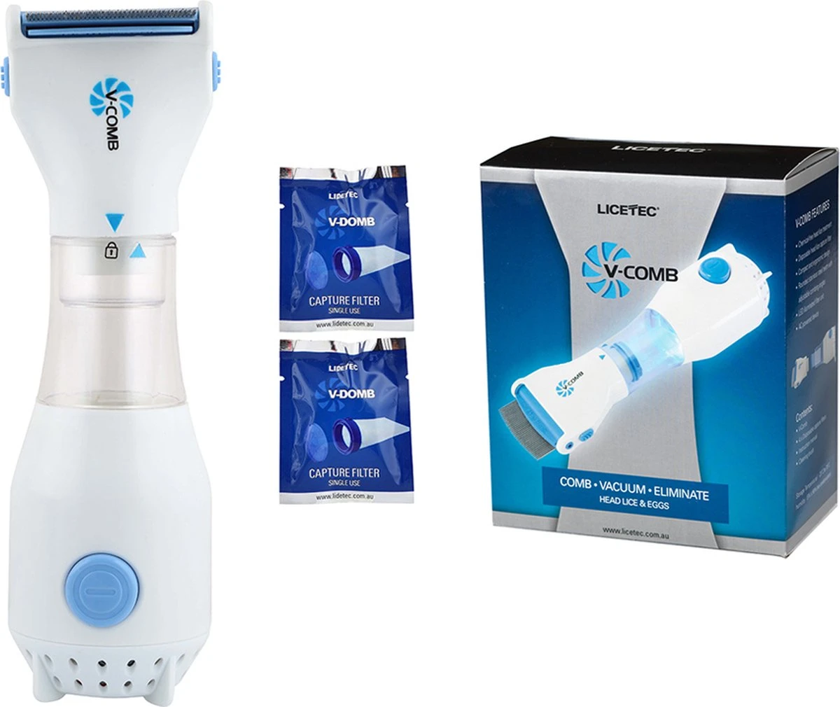 Electrische Luizenkam Met 2x Filter & Zuigreiniger - Voor Mens & Dier 7 Electrische Luizenkam Met 2x Filter & Zuigreiniger - Voor Mens & Dier - Afbeelding 5