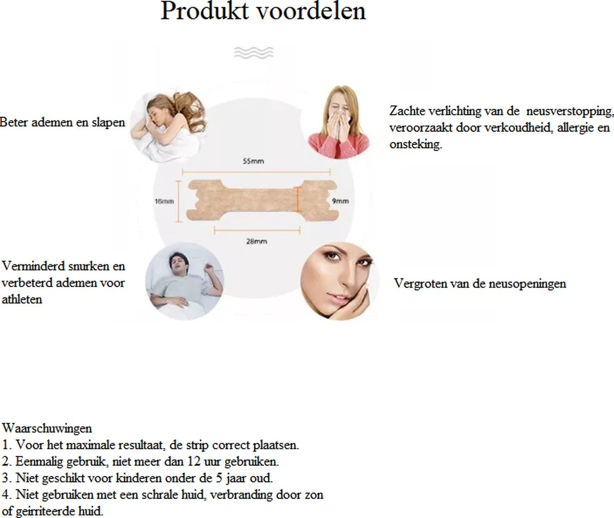 Better Breath, Neusstrips Large, 30 Stuks, Neuspleisters, Antisnurk. 9 Better Breath, Neusstrips Large, 30 Stuks, Neuspleisters, Antisnurk. - Afbeelding 7