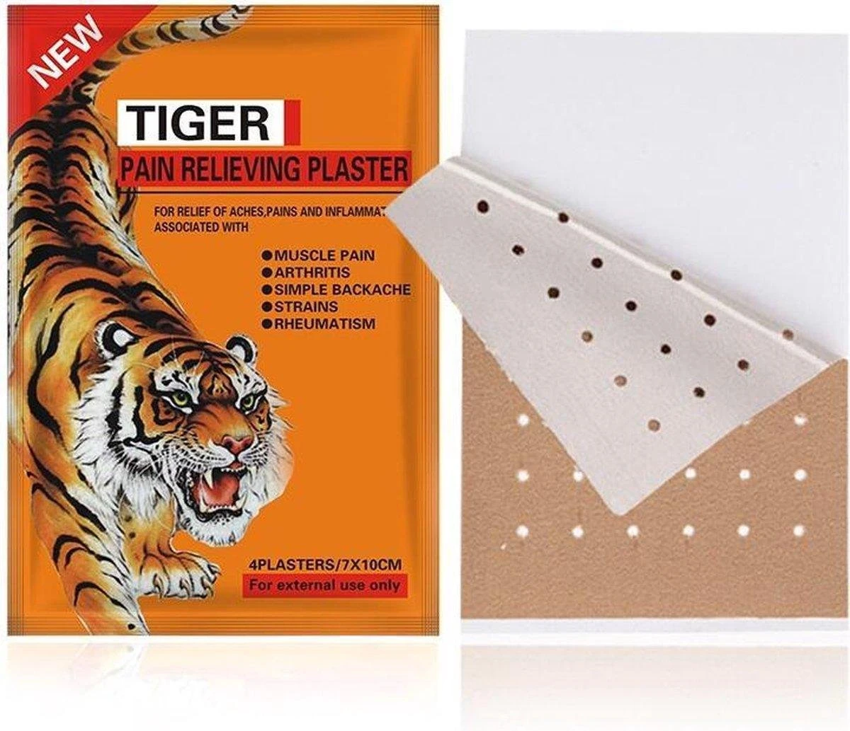 Tiger Pain Relief Pijn Pleister 10 Pakken| Dé Tijgerbalsem Pleister 40 Stuks Warmtepleister - Warmtepleisters - Tijgerbalsem - Nekpijn - Rugpijn -Spierpijn - Stijve Spieren - Pijnverlichting - Blessures - Pleister - Tijgerbalsem - 10x4 Stuks 4 Tiger Pain Relief Pijn Pleister 10 Pakken| Dé Tijgerbalsem Pleister 40 Stuks Warmtepleister - Warmtepleisters - Tijgerbalsem - Nekpijn - Rugpijn -Spierpijn - Stijve Spieren - Pijnverlichting - Blessures - Pleister - Tijgerbalsem - 10x4 Stuks - Afbeelding 2