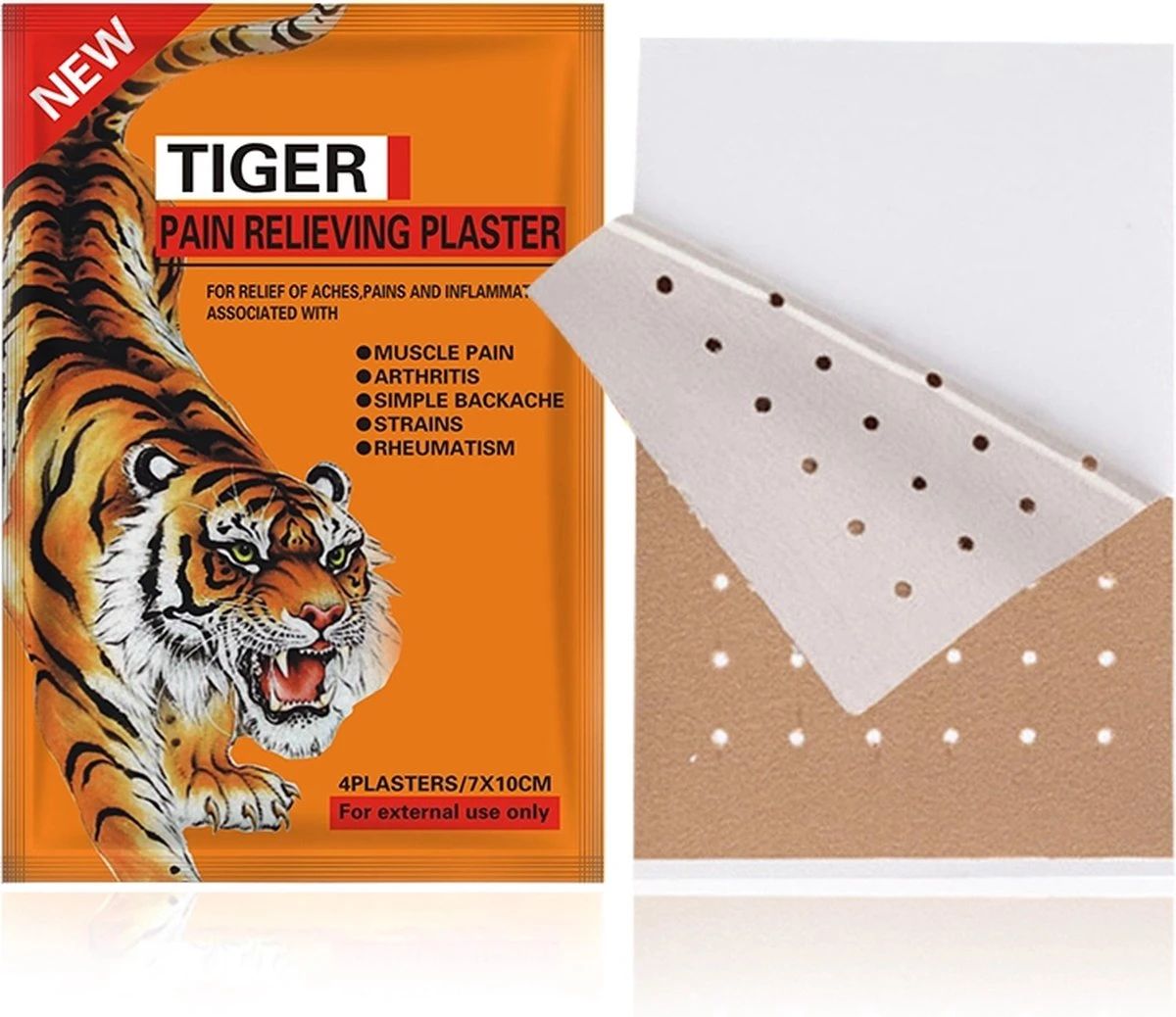 TIGER Warmtepleister - De BESTE Warmtepleister - Dé Tijgerbalsem Warmte Pleister -8 Stuks (2 Pakjes Van 4 Stuks)- Tijgerbalsem - Nekpijn - Spierpijn - Stijve Spieren - Pijnverlichting - Blessures - Pleister - Tijgerbalsem - Rugpijn 3 TIGER Warmtepleister - De BESTE Warmtepleister - Dé Tijgerbalsem Warmte Pleister -8 Stuks (2 Pakjes Van 4 Stuks)- Tijgerbalsem - Nekpijn - Spierpijn - Stijve Spieren - Pijnverlichting - Blessures - Pleister - Tijgerbalsem - Rugpijn