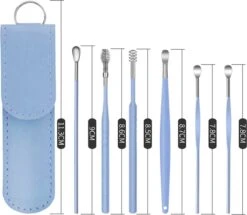 Astilla Products - Oorsmeer Verwijderaar Set - 6 Delige - Oorreiniger - RVS Ear Cleaner - RVS Oorsmeer Verwijderaar- Blauw -Zelfzorg Winkel 1200x1043