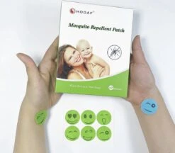 HODAF 60 Anti Muggen Stickers | Citronella Pleister DEET Vrij Baby Kind | Anti Mug Pleisters | Antimug | Antimuggen | Armband Stekker Spray Verjager Mosquito Repellent Muggenbescherming Muggenstekker Tegen Muggenstickers Ongedierte Insecten Bestrijd