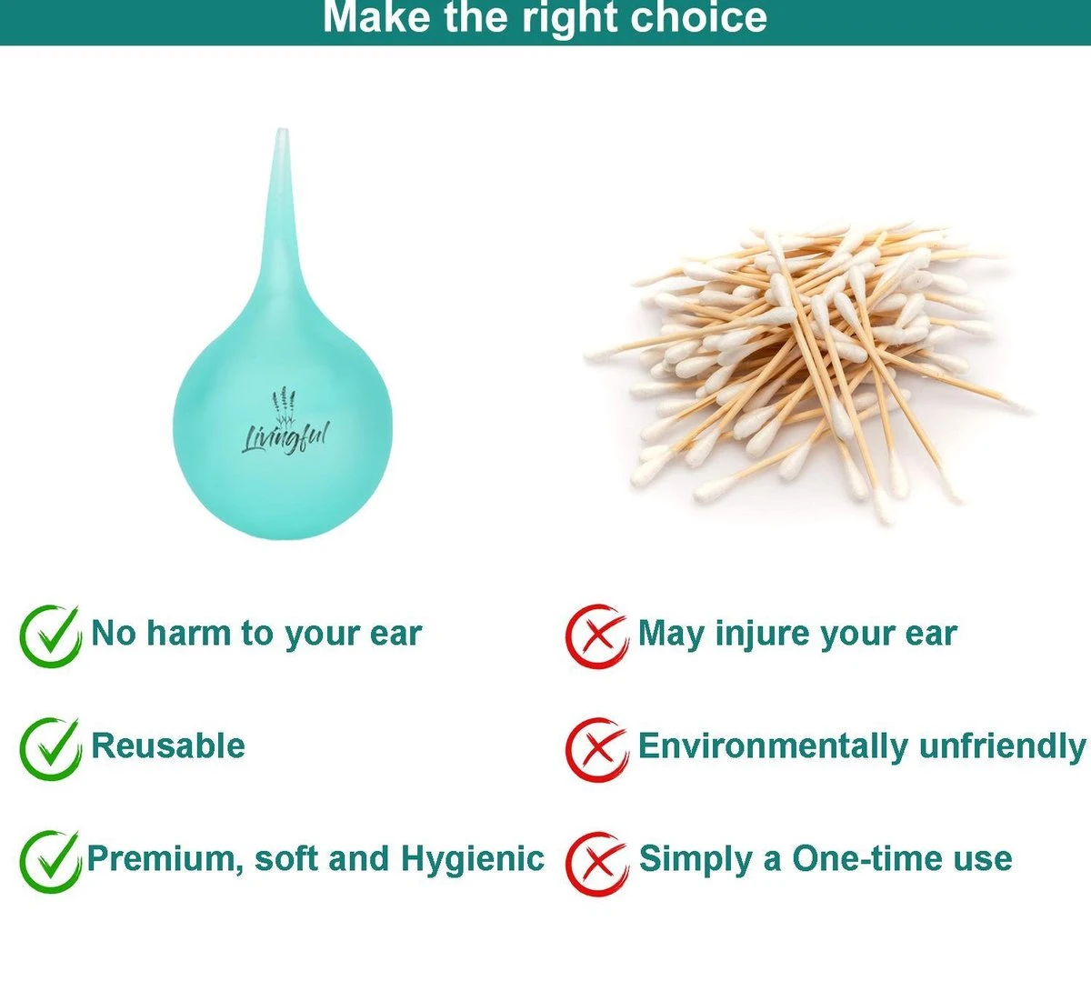 Livingful Premium Oorreiniger 200 Ml • Oorspuit Voor Zachte Reiniging Van Oorsmeer Door Oorspoeling Voor Baby's, Kinderen En Volwassenen • Doorzichtige Houder • Oordouche Oorreiniger • Professionele Oorreiniger • Oorreiniger Oorsmeer Verwijderaar 8 Livingful Premium Oorreiniger 200 Ml • Oorspuit Voor Zachte Reiniging Van Oorsmeer Door Oorspoeling Voor Baby's, Kinderen En Volwassenen • Doorzichtige Houder • Oordouche Oorreiniger • Professionele Oorreiniger • Oorreiniger Oorsmeer Verwijderaar - Afbeelding 6