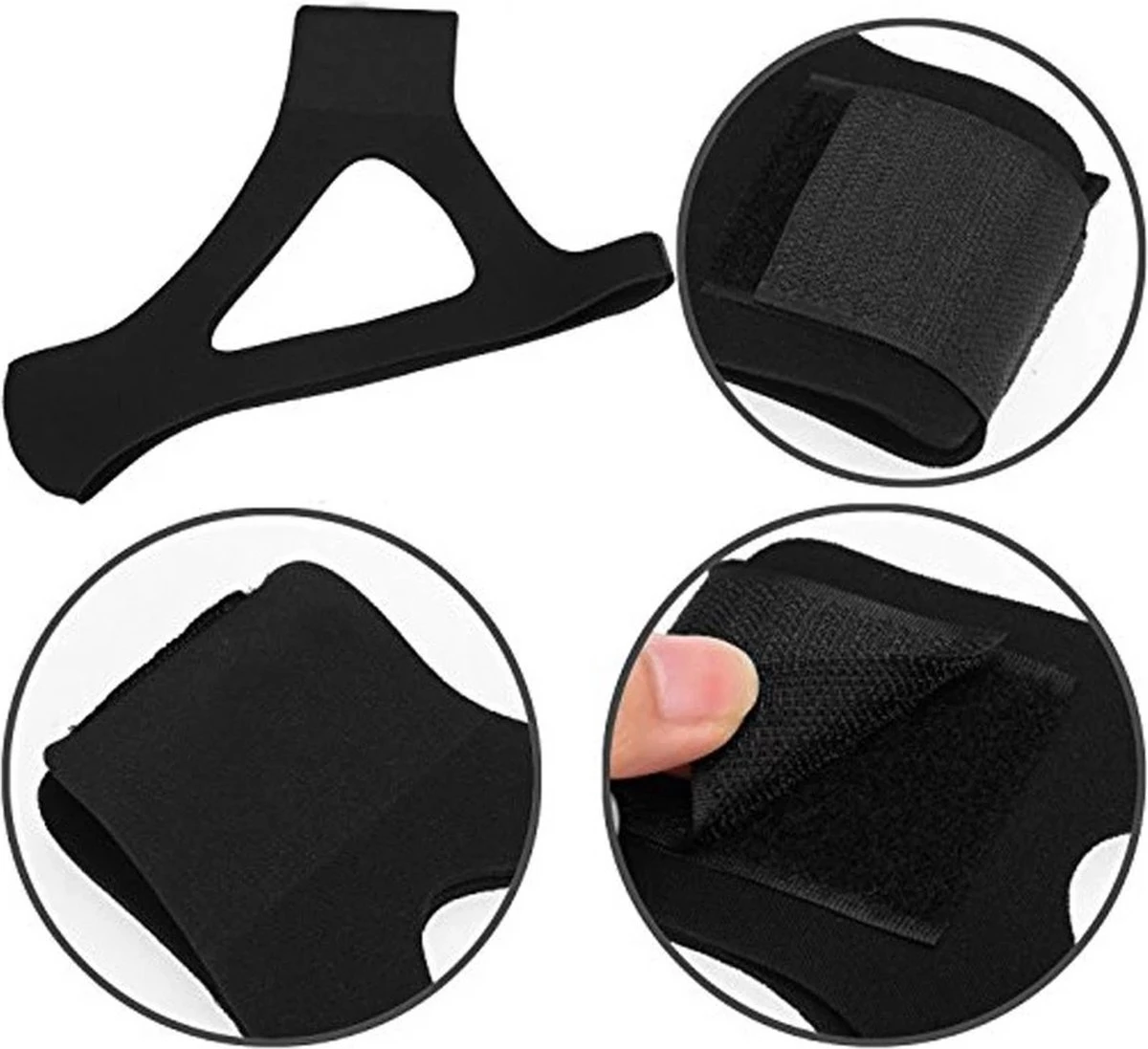 Merkloos MULTIGADGETS® - Snurkband - Anti Snurk Band - Hoofdband - Kinband 4 Merkloos MULTIGADGETS® - Snurkband - Anti Snurk Band - Hoofdband - Kinband - Afbeelding 2