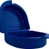 Merkloos Gebitsbakje Voor Protheses, Beugels, Bitjes - Donkerblauw - Medium