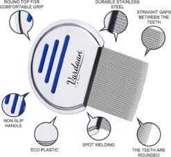 2 Stuks Vardaan Luizenkam - Luizen & Neten Kam - Luizen & Neten Verwijderaar - RVS - Duurzaam - Comfortabel Grip - 2 Stuks -Zelfzorg Winkel 1200x1105 5