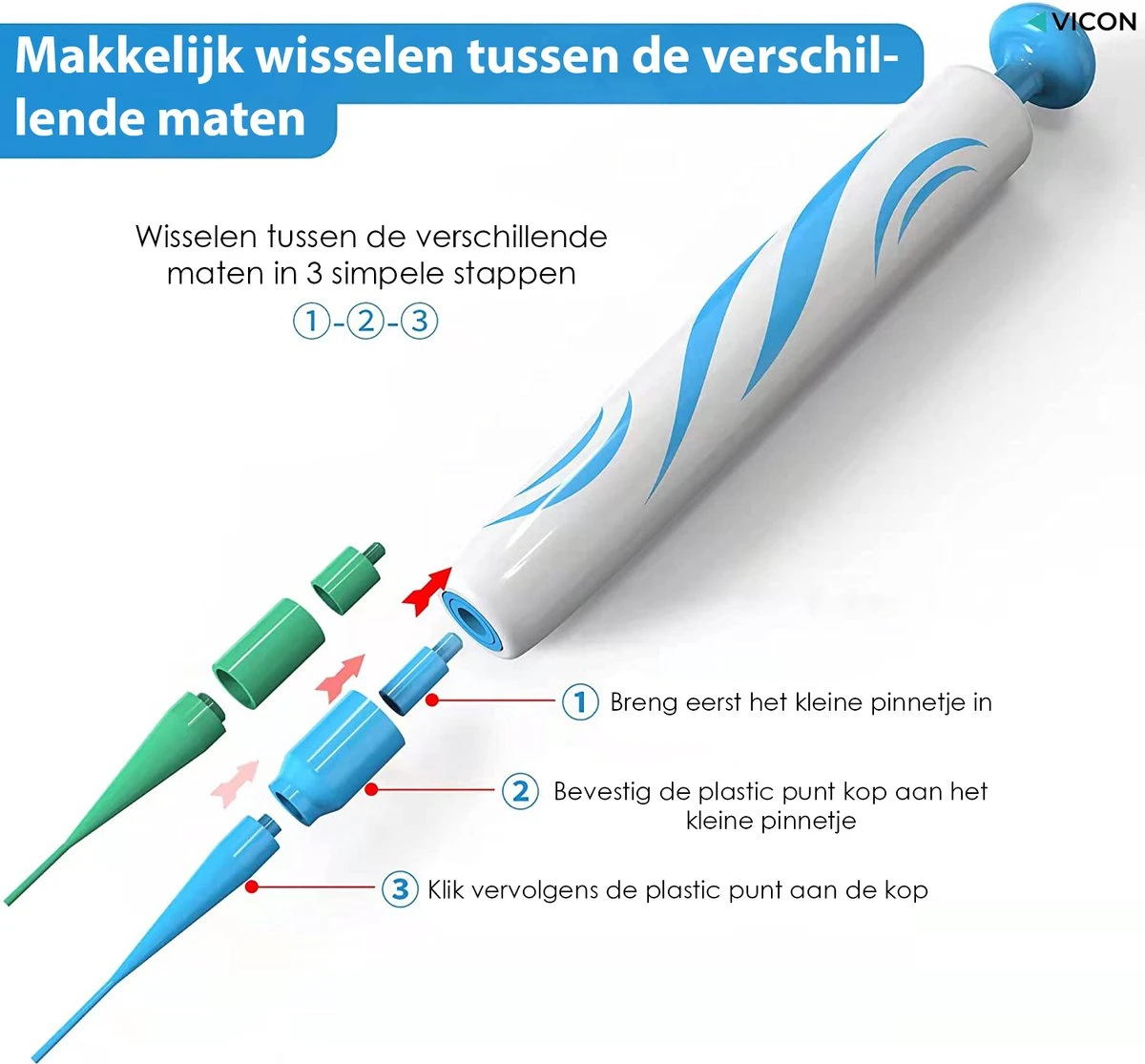 Vicon Steelwratjes Verwijderen Pro - 2-8MM - Pijnloos En Snel - Incl. Huidpleisters - Skin Tags Verwijderen - Wrattenverwijderaar - Steelwratten Pen 5 Vicon Steelwratjes Verwijderen Pro - 2-8MM - Pijnloos En Snel - Incl. Huidpleisters - Skin Tags Verwijderen - Wrattenverwijderaar - Steelwratten Pen - Afbeelding 3