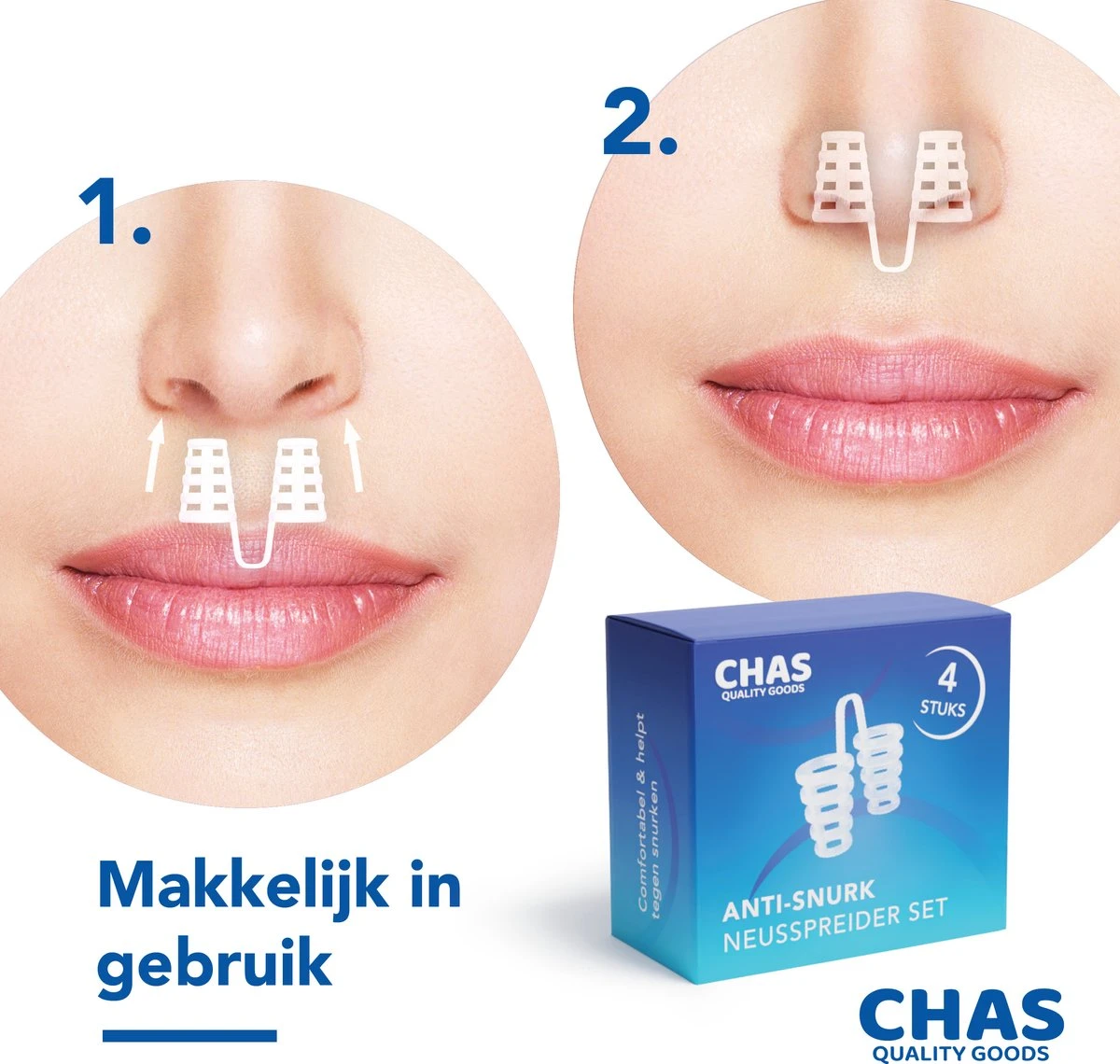Anti Snurk – Anti Snore - Comfortabel - Onzichtbaar - Snurken - Stoppen Met Snurken - Neus Spreider - Nose Clips - Set Van 4 Stuks - GRATIS Opbergdoos 10 Anti Snurk – Anti Snore - Comfortabel - Onzichtbaar - Snurken - Stoppen Met Snurken - Neus Spreider - Nose Clips - Set Van 4 Stuks - GRATIS Opbergdoos - Afbeelding 8