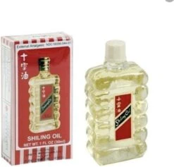 Merkloos Shiling Oil No. 2 / 14ml | Chinese Massage Olie Naar Oude Receptuur | Voor Spieren En Gewrichten Hoofdpijn Verkoudheid Insectenbeet