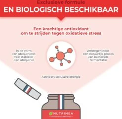 Co Enzym Q10 –Antioxidanten - Anti Age - NUTRIMEA – 120 Capsules -Zelfzorg Winkel 1200x1164 3