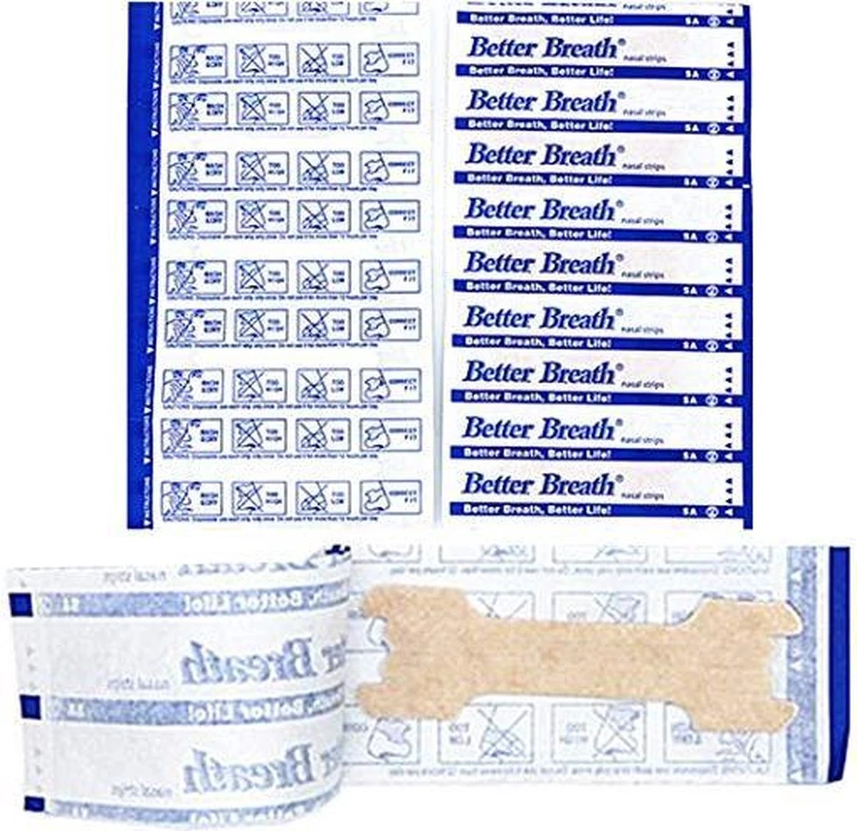 Gohh Neusstrips 120 Stuks (Large) Beter Ademen - Anti Snurk Pleisters 12 Gohh Neusstrips 120 Stuks (Large) Beter Ademen - Anti Snurk Pleisters - Afbeelding 10