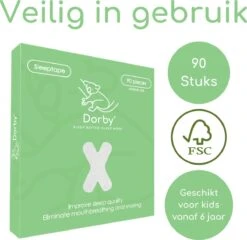 Dorby Anti Snurk Mouth Tape - Beter Slapen Biohacking Mondpleister - Anti Snurk Pleisters - Mond Tape - Sleeptape - Slaap Tape - Myotape - 90st -Zelfzorg Winkel 1200x1164 6