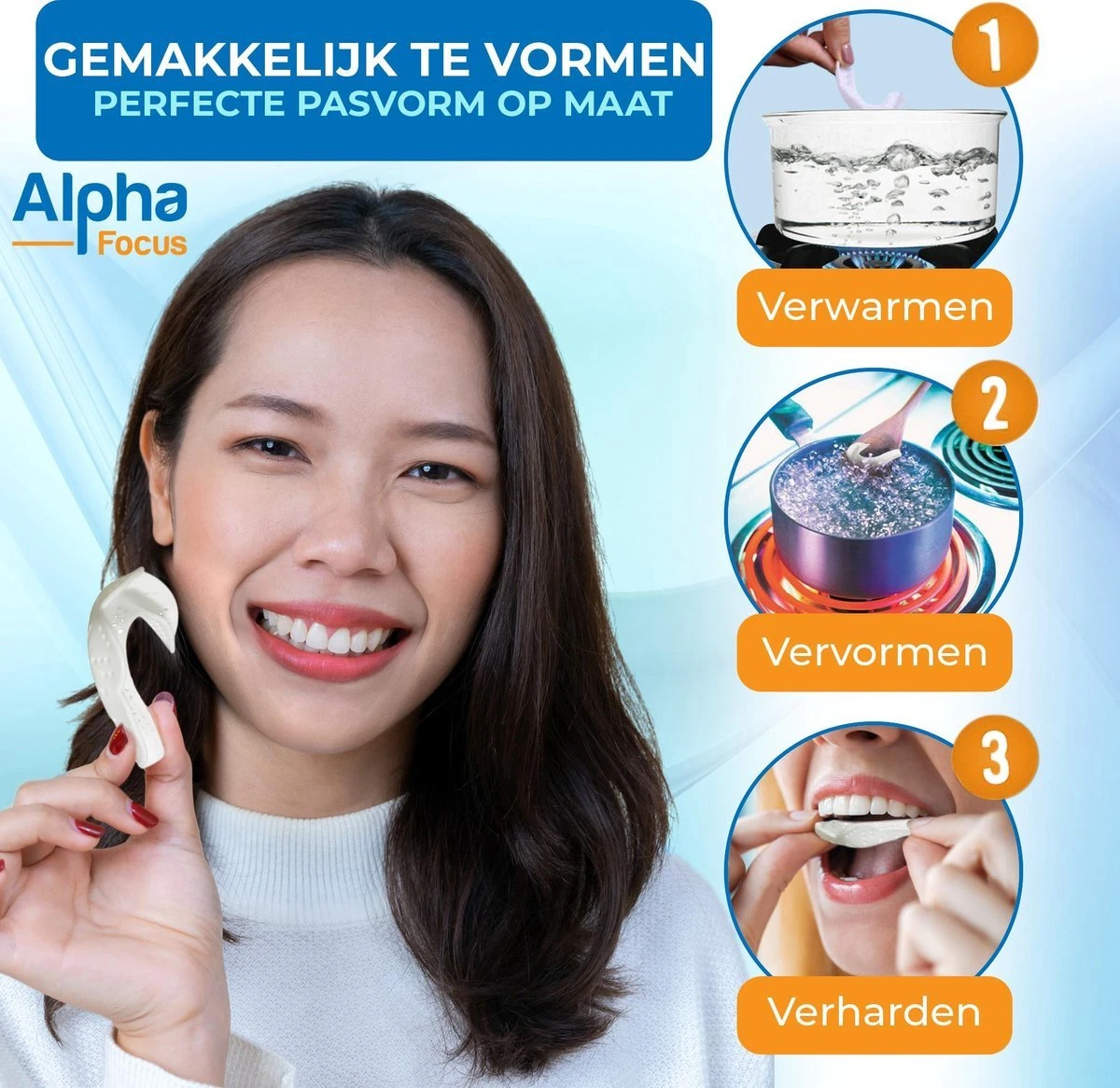 AlphaFocus Anti Knarsbitje - Gebitsbeschermer - Tandenknarsen Bitje Volwassenen & Kinderen - Bruxisme - Nachtbitje - Knarsbeugel - Tandenbeschermer - Dental Guard - Wit 9 AlphaFocus Anti Knarsbitje - Gebitsbeschermer - Tandenknarsen Bitje Volwassenen & Kinderen - Bruxisme - Nachtbitje - Knarsbeugel - Tandenbeschermer - Dental Guard - Wit - Afbeelding 7