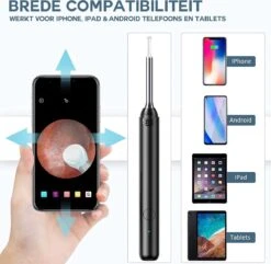 ESSIBLE Oorsmeer Verwijderaar - Oren Schoonmaken - Wifi Oorcamera -Zelfzorg Winkel 1200x1169