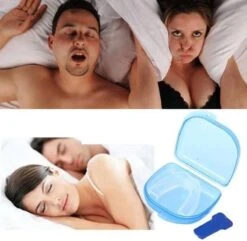 Anti Snurk Beugel Dubbelzijdig - Snurk Bit - Stop Met Snurken - Comfortabel Past Zich Aan Je Gebit - Met Opbergdoos