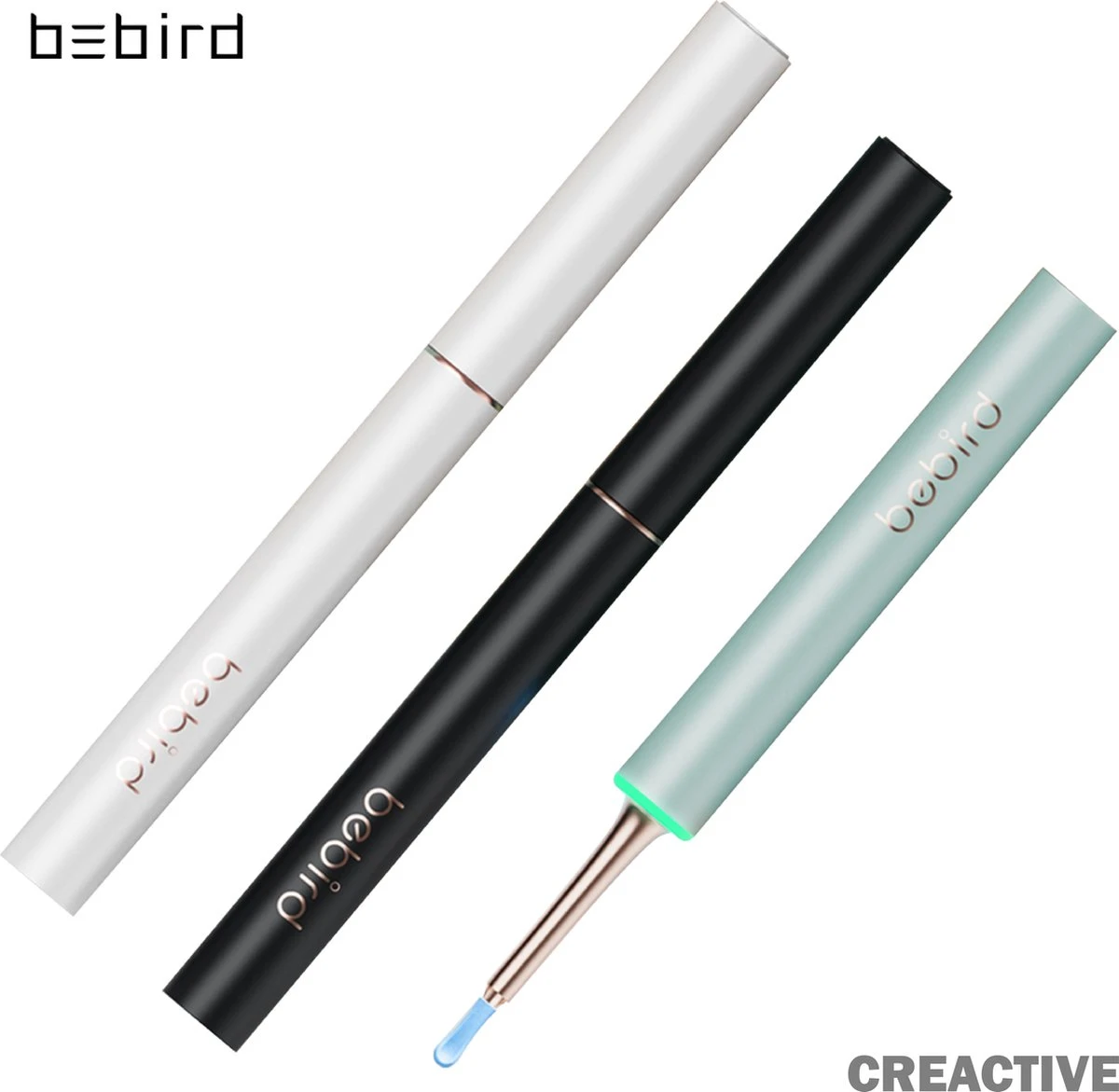 Creactive® - BeBird® T15 - Oorreiniger Otoscoop Oorsmeer En Acne Verwijderaar - Oorreiniging Met Camera, Lamp En App Op Smartphone - Veilig, Comfortabel, Makkelijk En Zuiver - Oorspuit Spiraalvormig 13 Creactive® - BeBird® T15 - Oorreiniger Otoscoop Oorsmeer En Acne Verwijderaar - Oorreiniging Met Camera, Lamp En App Op Smartphone - Veilig, Comfortabel, Makkelijk En Zuiver - Oorspuit Spiraalvormig - Afbeelding 11