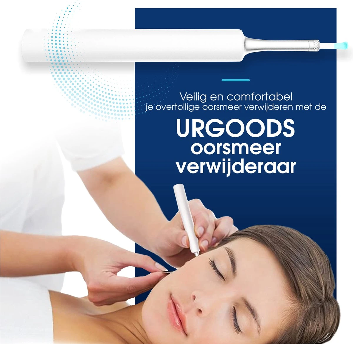 Oorsmeer Verwijderaar - Oorreiniger - Met Camera - Verbind Via WiFi - Wit 5 Oorsmeer Verwijderaar - Oorreiniger - Met Camera - Verbind Via WiFi - Wit - Afbeelding 3