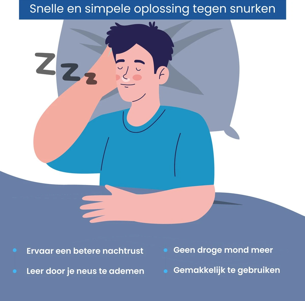 Qoala Mondtape - Anti Snurk - Mond Tape - Mondtape - Antisnurkstrips - 60 Stuks - Mouth Tape 5 Qoala Mondtape - Anti Snurk - Mond Tape - Mondtape - Antisnurkstrips - 60 Stuks - Mouth Tape - Afbeelding 3