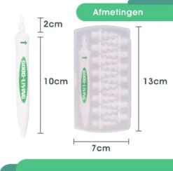 Good Living® - Oorsmeer Verwijderaar - Incl. Opbergdoosje - Spiraalvormig (40x) - Oorreiniger - Oorsmeerverwijderaar - - Ear Cleaner - Groen -Zelfzorg Winkel 1200x1183 1