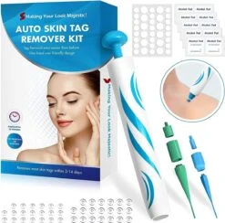 Vicon Steelwratjes Verwijderen Pro - 2-8MM - Pijnloos En Snel - Incl. Huidpleisters - Skin Tags Verwijderen - Wrattenverwijderaar - Steelwratten Pen