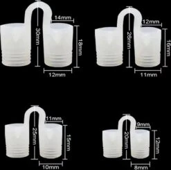 Anti-Snurkclips - 8 Stuks - 2 Types - 4 Verschillende Maten - Transparant - Neusspreiders -Zelfzorg Winkel 1200x1191 3