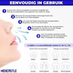MediCastle™ Anti Snurk Kit - 5 Delig - Inclusief Neusspreiders En Anti Snurk Clip - Anti Snurk Beugel Op Maat- Geschikt Voor Mannen En Vrouwen -Zelfzorg Winkel 1200x1194 3