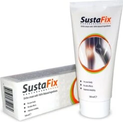 Sustafix - Spier- & Gewrichtsbalsem - Arnica Montana - Bij Spierpijn En Gewrichtspijn - Stijve Nek - Spiercreme - Gewrichtscreme - Sportbalsem - 100% Natuurlijke Ingrediënten - 100ml