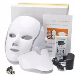 Lichttherapie LED Gezichtsmasker Werkt O.a. Tegen Acne, Vette Huid, Rimpels, Sproeten - Huidverzorging - Huidverjongingsapparaat - Gezichtsreiniger - Skincare